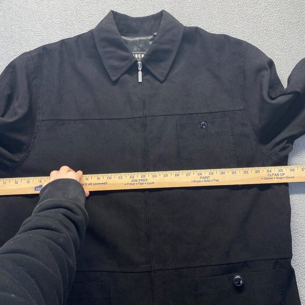 Gochu by KBB Shirt Mens Size XL Black Utility Workwear Pockets Zipper - Picture 5 of 13
